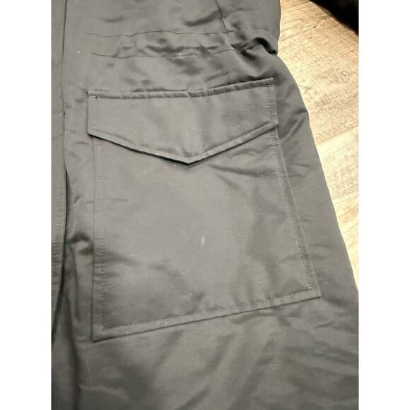 Levi's Women's Parka Jacket Size XL Faux Fur Hooded Black Coat - Picture 2 of 14